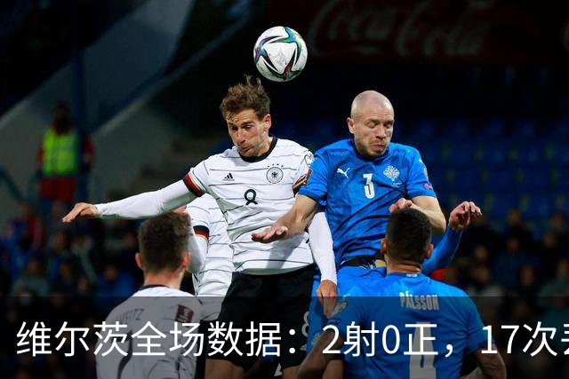 维尔茨全场数据：2射0正，17次丢失球权，获评6.6分